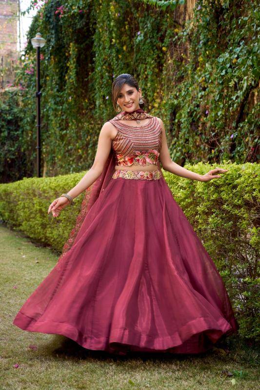 Taraa L 1445 Latest designer lehenga choli in Bangalore